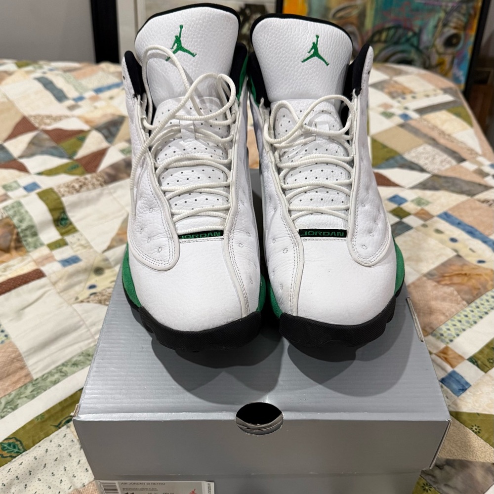 Jordan 13 Lucky Green - Picture 2 of 5
